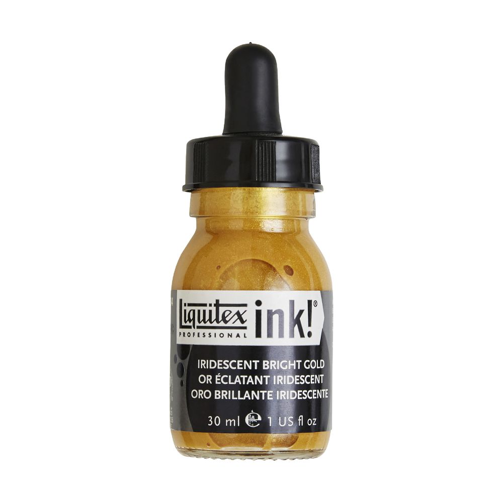 Liquitex Ink 30mL Iridescent Bright Gold