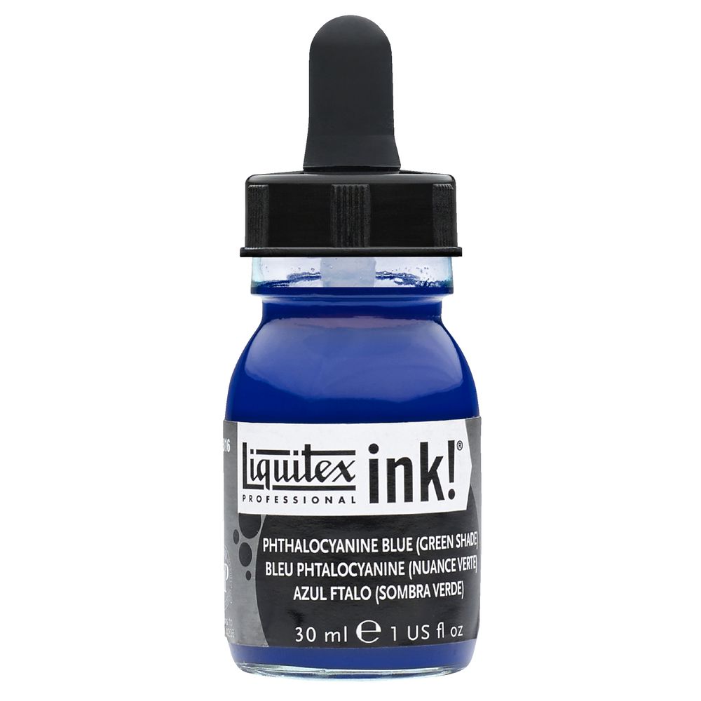 Liquitex Ink 30mL Phthalocyanine Blue Green Shade