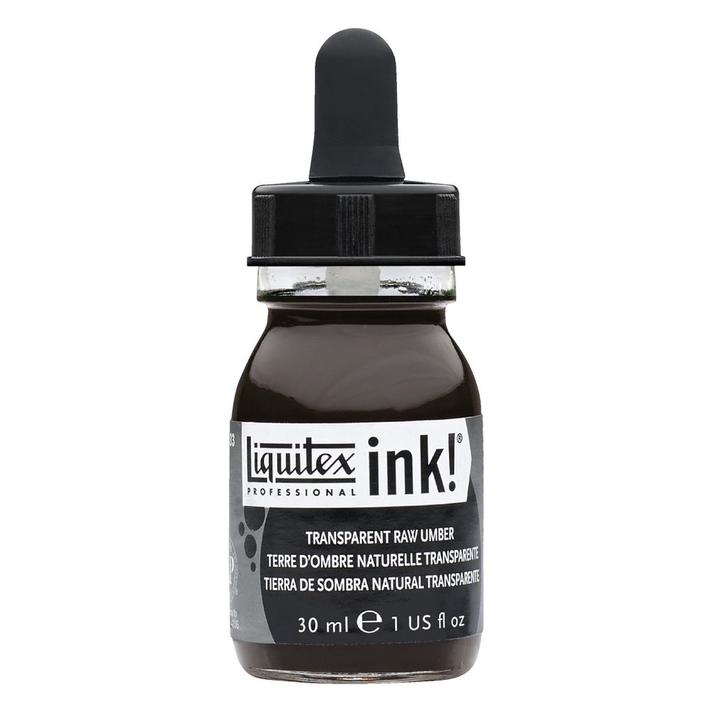 Liquitex Ink 30mL Transparent Raw Umber