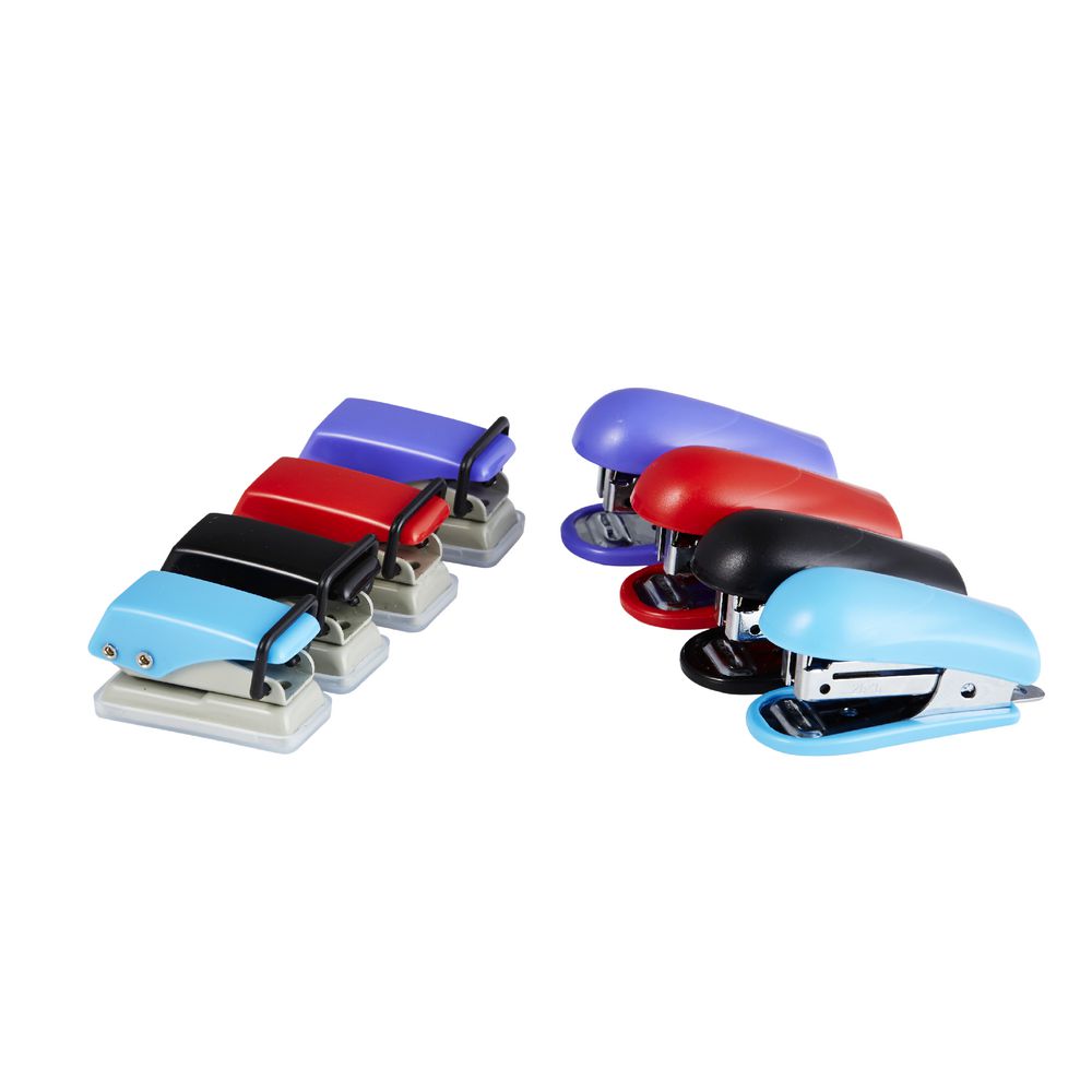 J.Burrows Mini Stapler and Mini Hole Punch Set