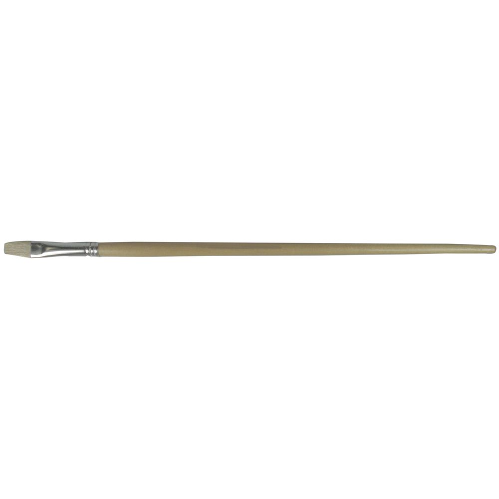 Art Advantage 579 Hog Hair Flat Brush Size 6