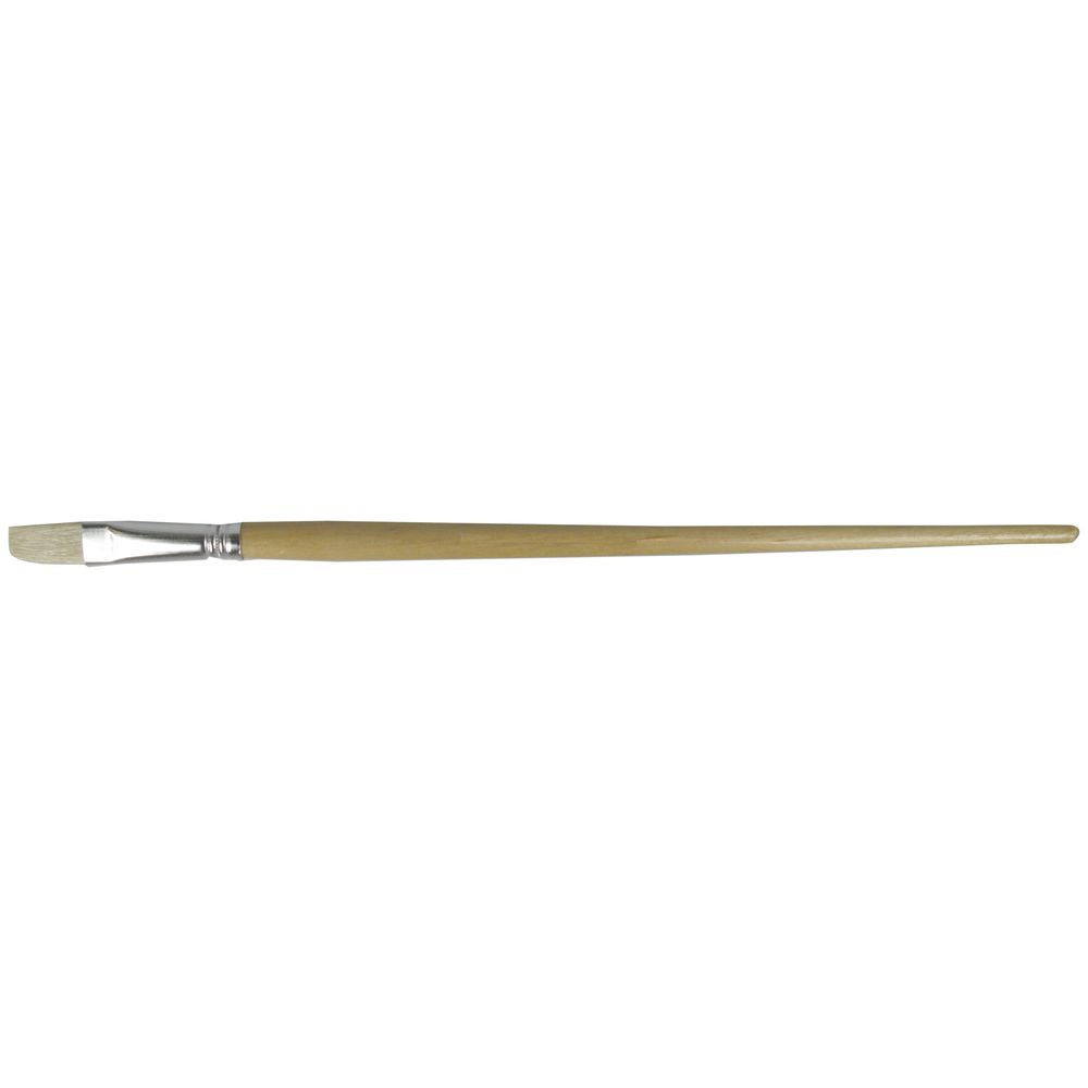Art Advantage 579 Hog Hair Flat Brush Size 8