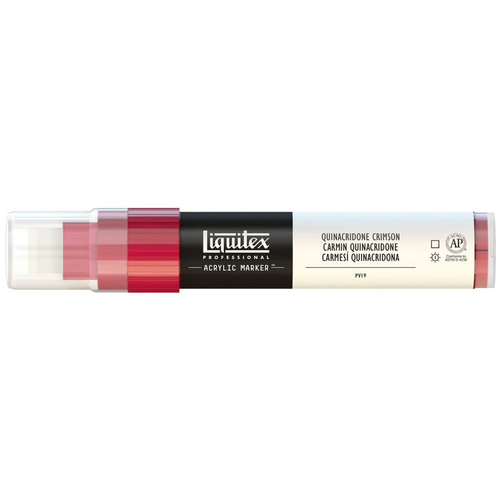 Liquitex Wide Paint Marker Quinacridone Crimson