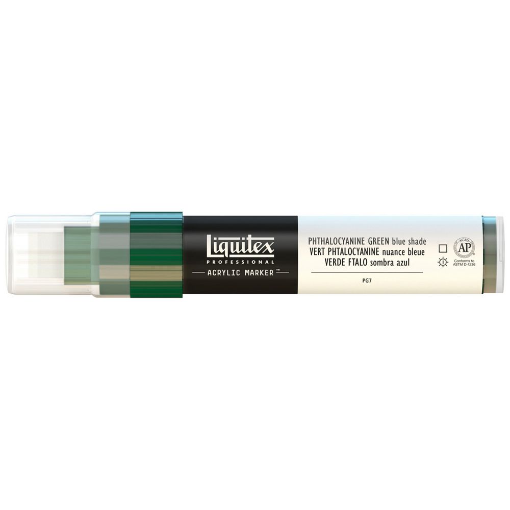 Liquitex Wide Paint Marker Phthalo Green Blue Shade