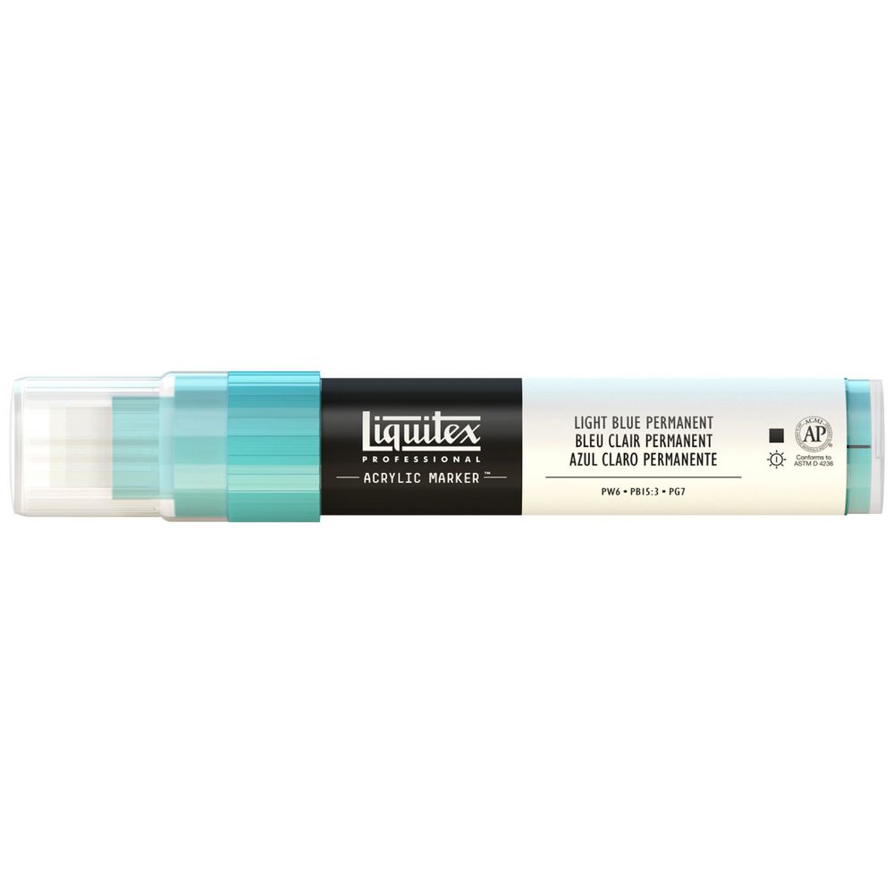 Liquitex Wide Paint Marker Light Blue Permanent