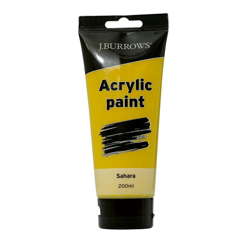 J.Burrows Acrylic Paint 200mL Sahara