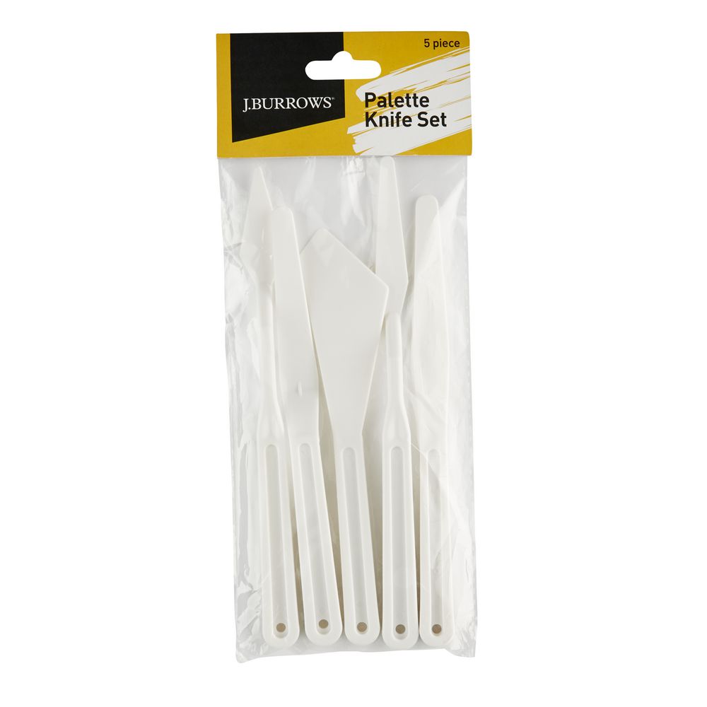 J.Burrows Palette Knife Set 5 Pack