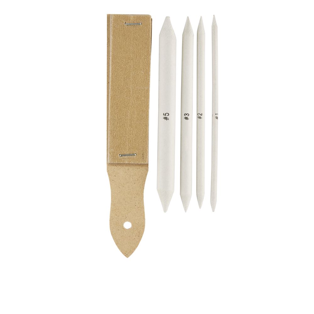 J.Burrows Sandpaper and Stump Drawing Set