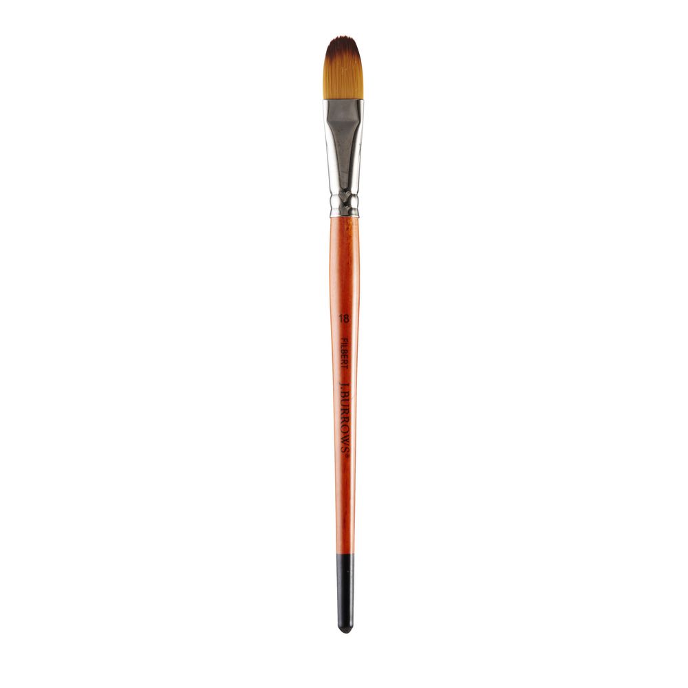 J.Burrows Filbert Taklon Paintbrush Size 18