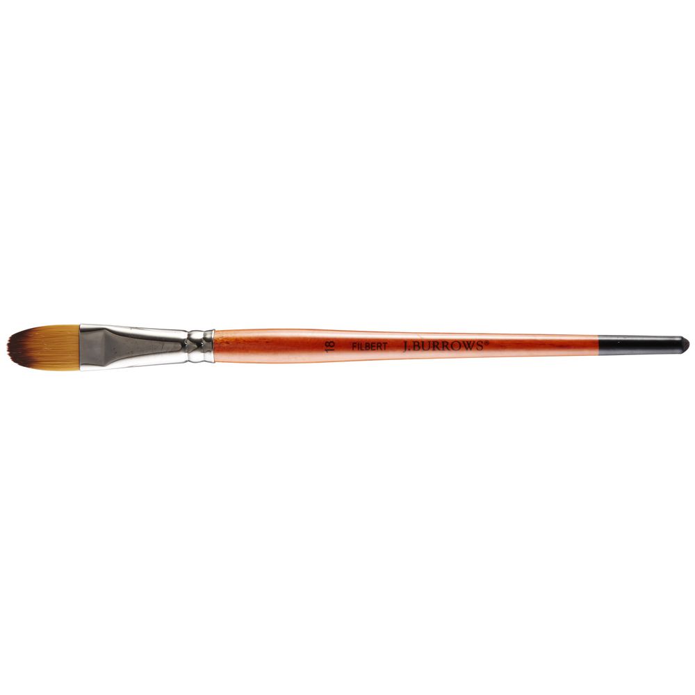 J.Burrows Filbert Taklon Paintbrush Size 18
