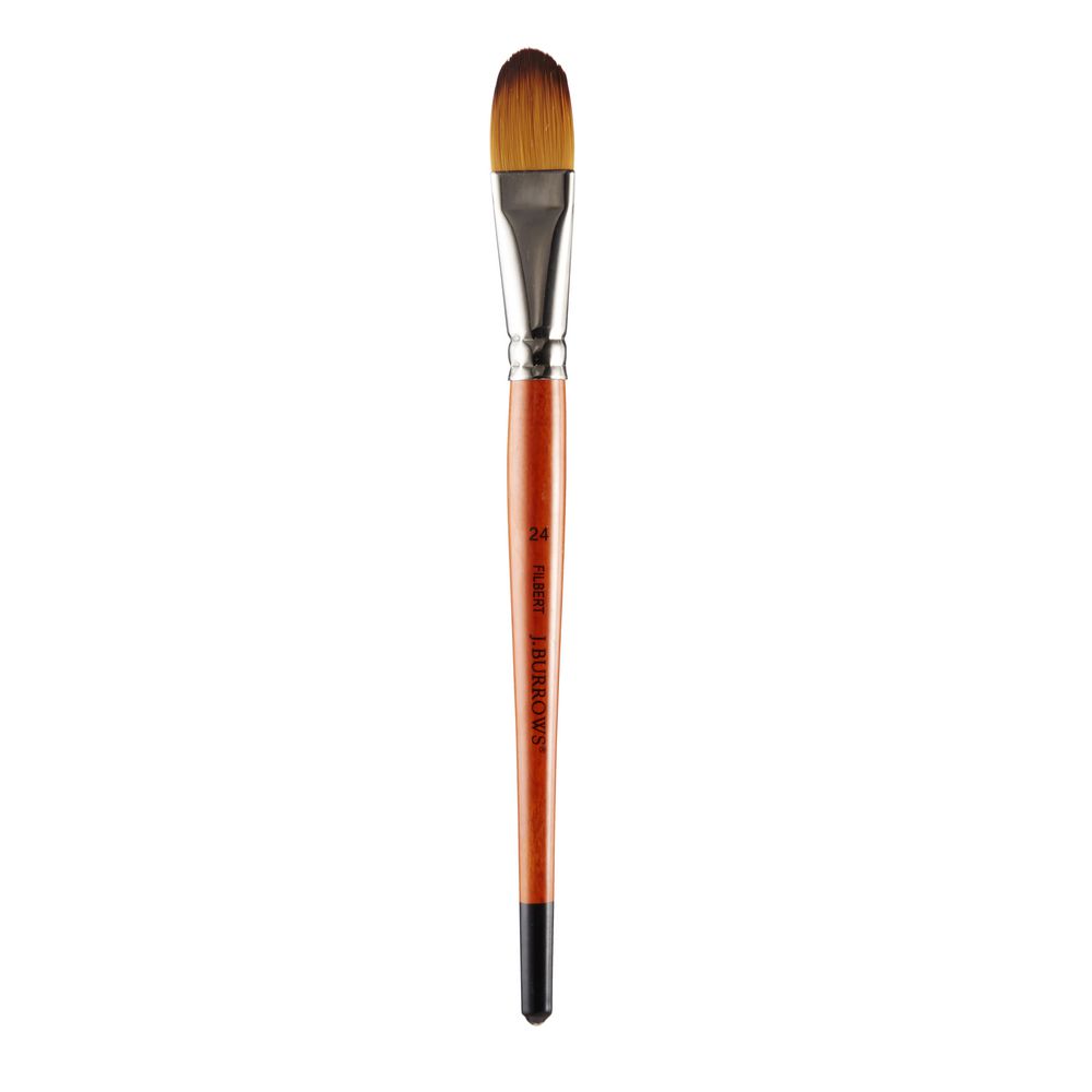 J.Burrows Filbert Taklon Paintbrush Size 24