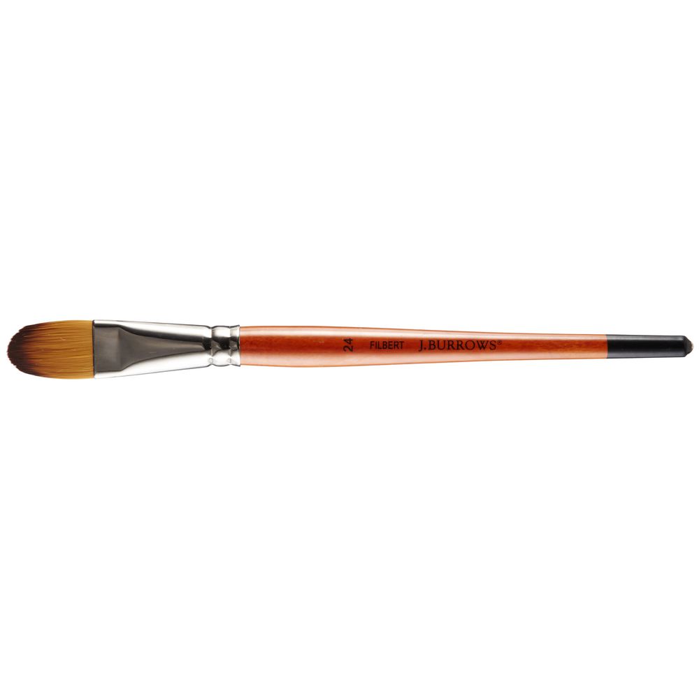 J.Burrows Filbert Taklon Paintbrush Size 24