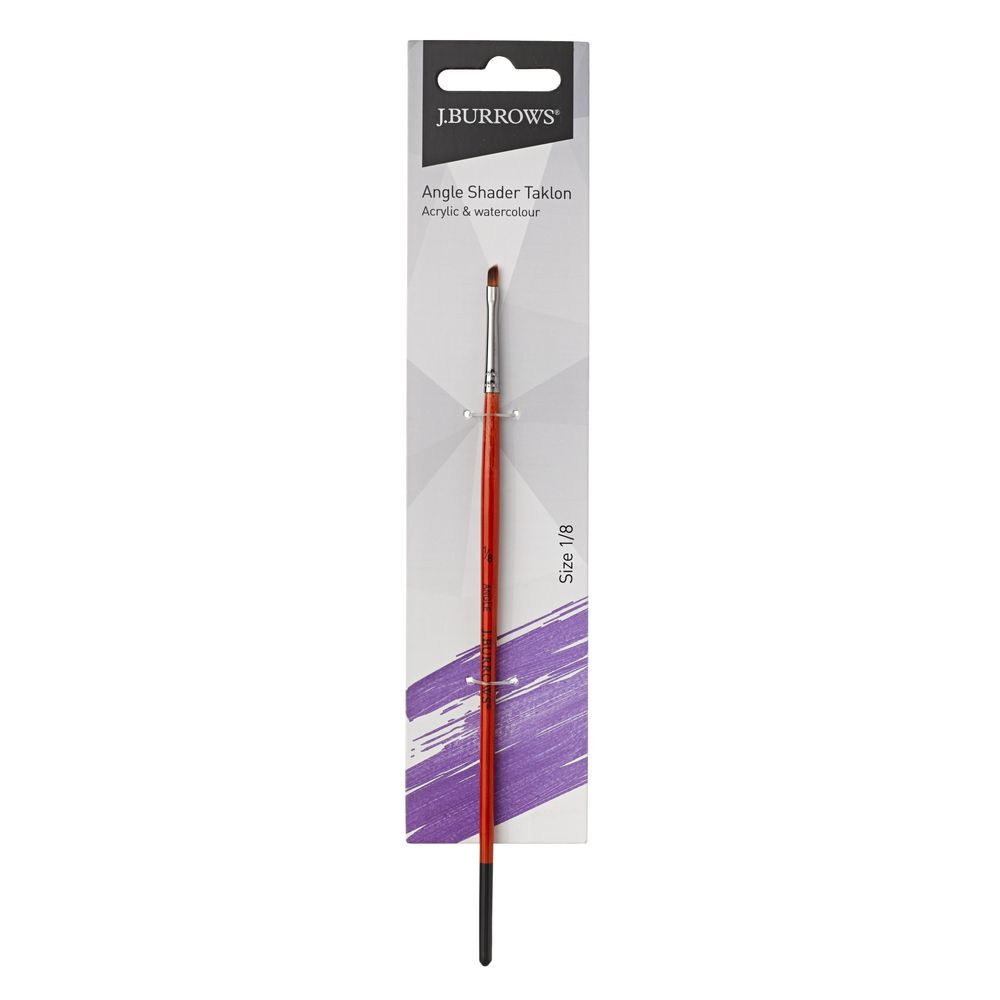 J.Burrows Angle Taklon Paintbrush Size 1/8