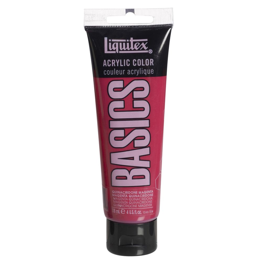Liquitex Basics 118mL Paint Quinacidone Magenta