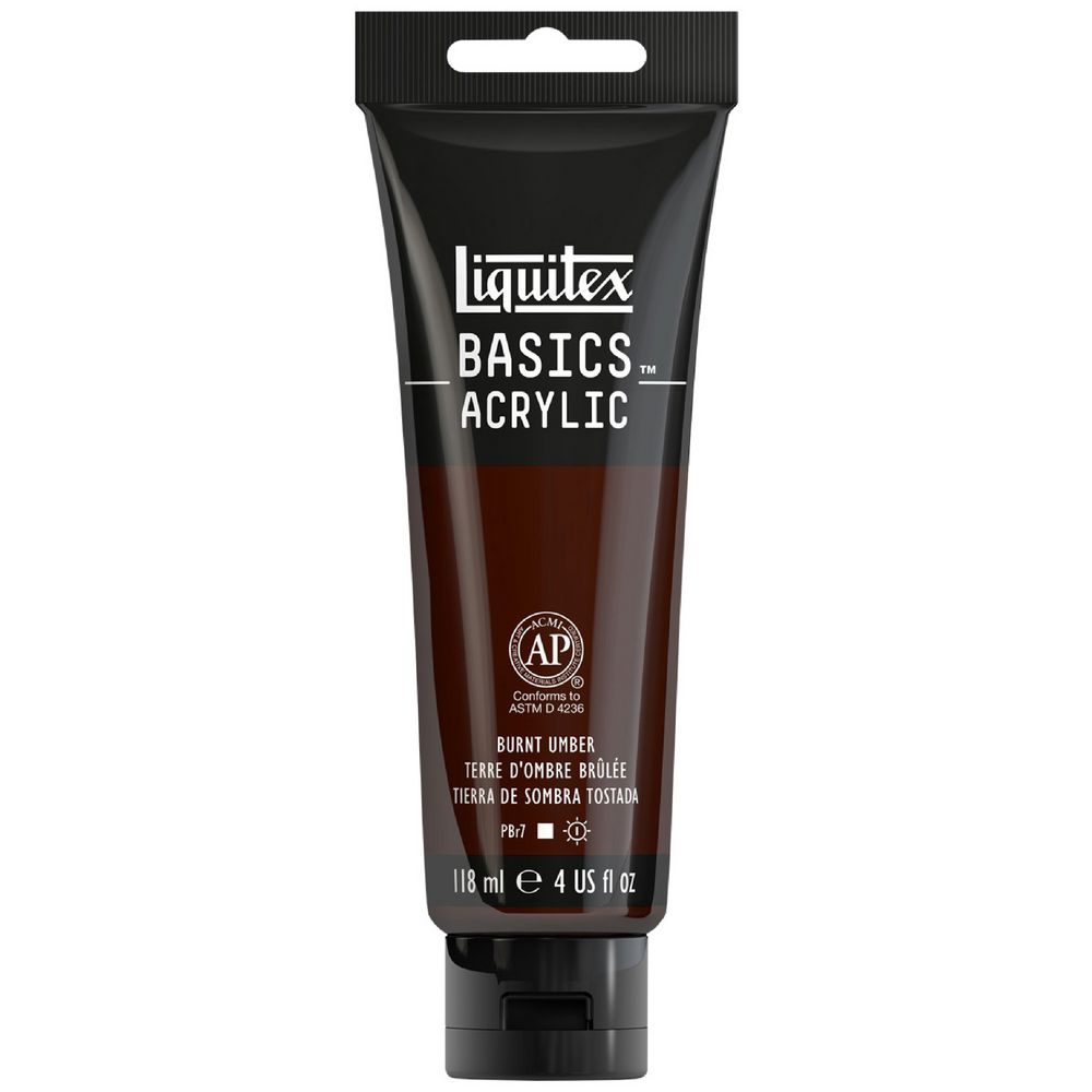 Liquitex Basics 118mL Paint Burnt Umber