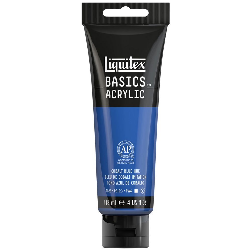 Liquitex Basics 118mL Paint Cobalt Blue Hue