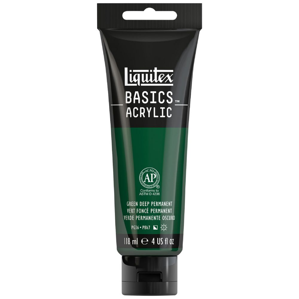 Liquitex Basics 118mL Paint Green Deep