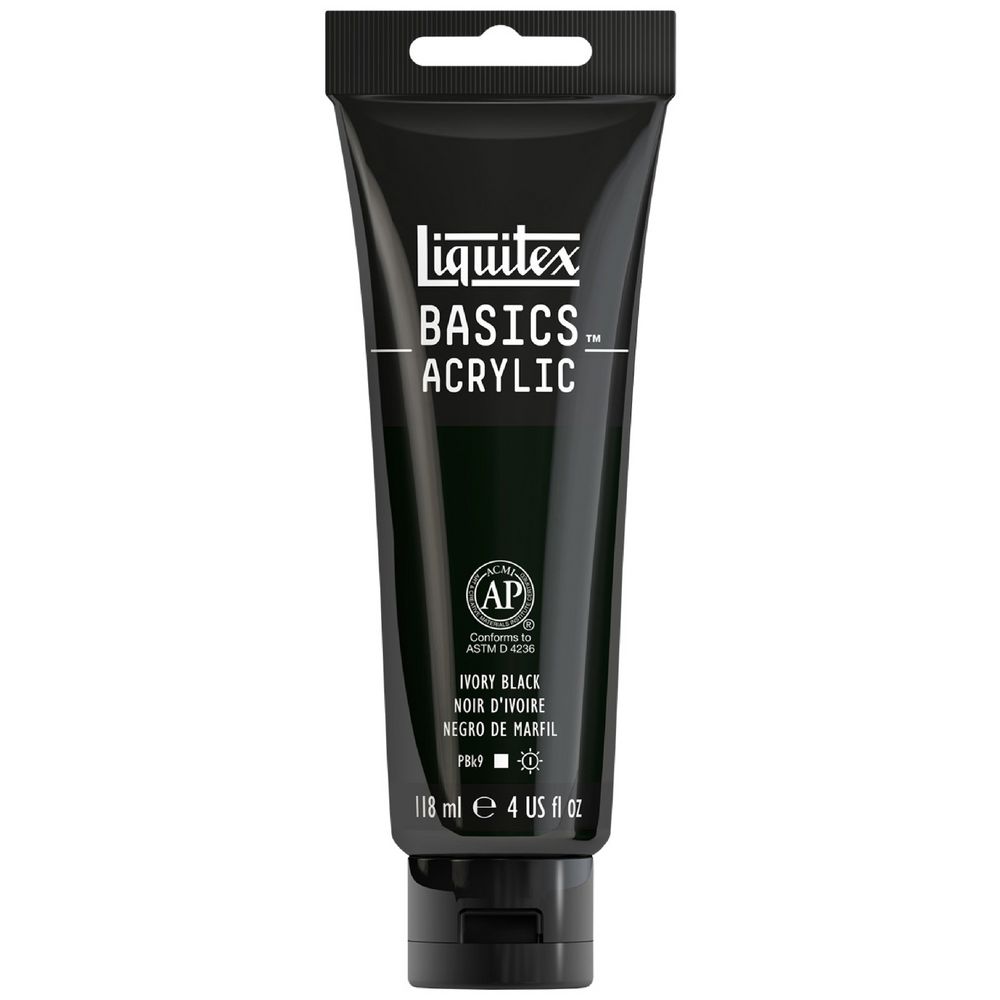 Liquitex Basics 118mL Paint Ivory Black