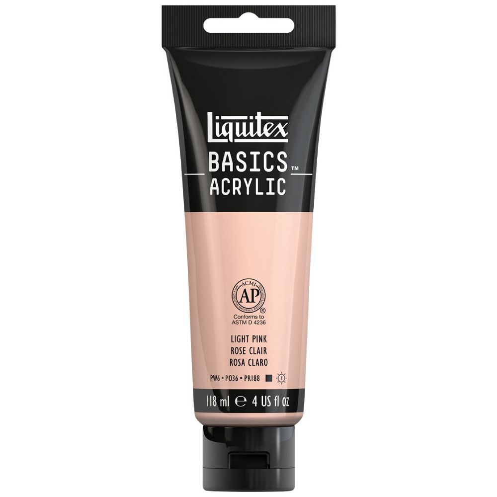 Liquitex Basics 118mL Paint Light Portrait Pink