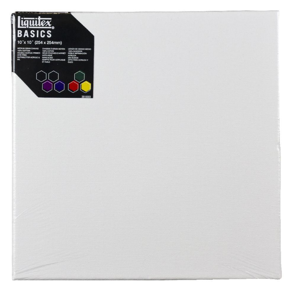 Liquitex Basics Thin Edge Stretched Canvas 10