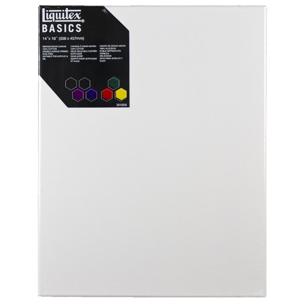 Liquitix Basics Thin Canvas 14 x 18”