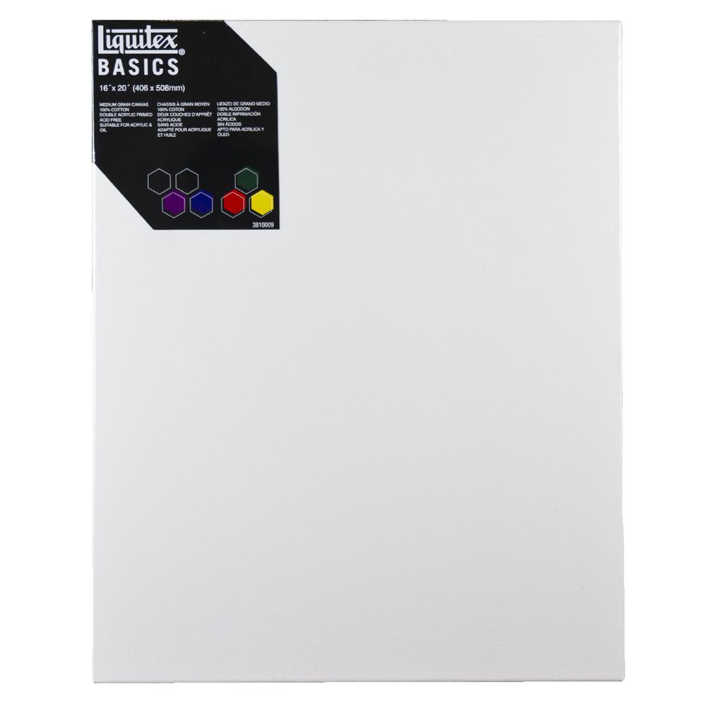 Liquitex Basics Thin Edge Stretched Canvas 20