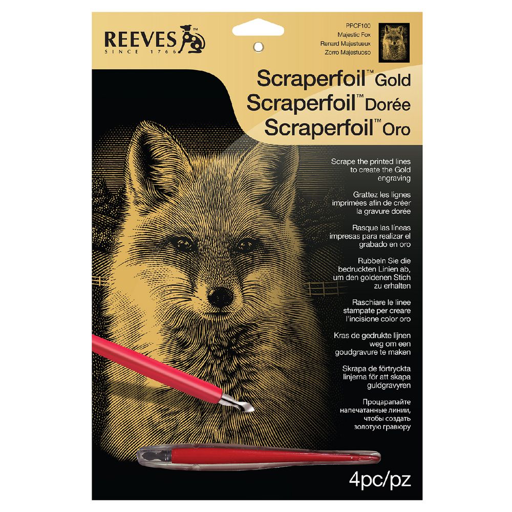Reeves Scraperfoil Gold Majestic Fox