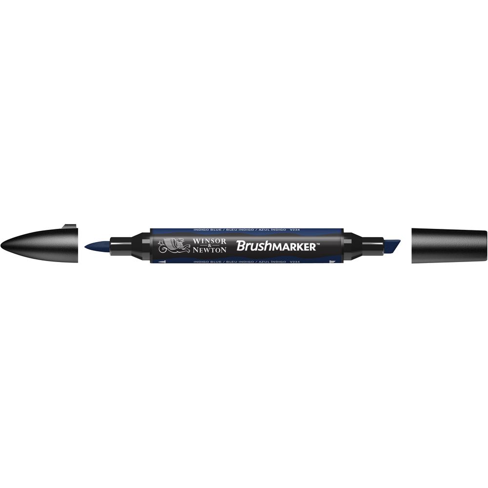 Winsor & Newton Brush Marker Indigo Blue