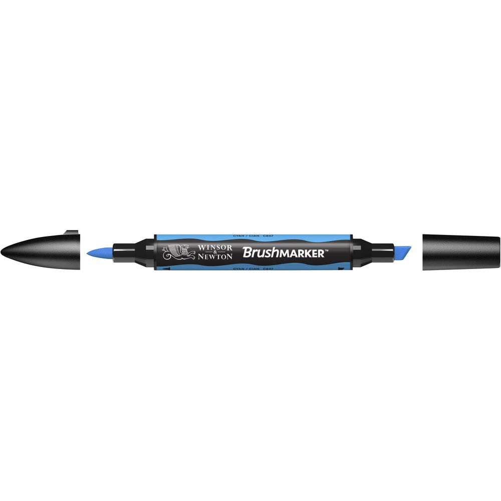 Winsor & Newton Brush Marker Cyan