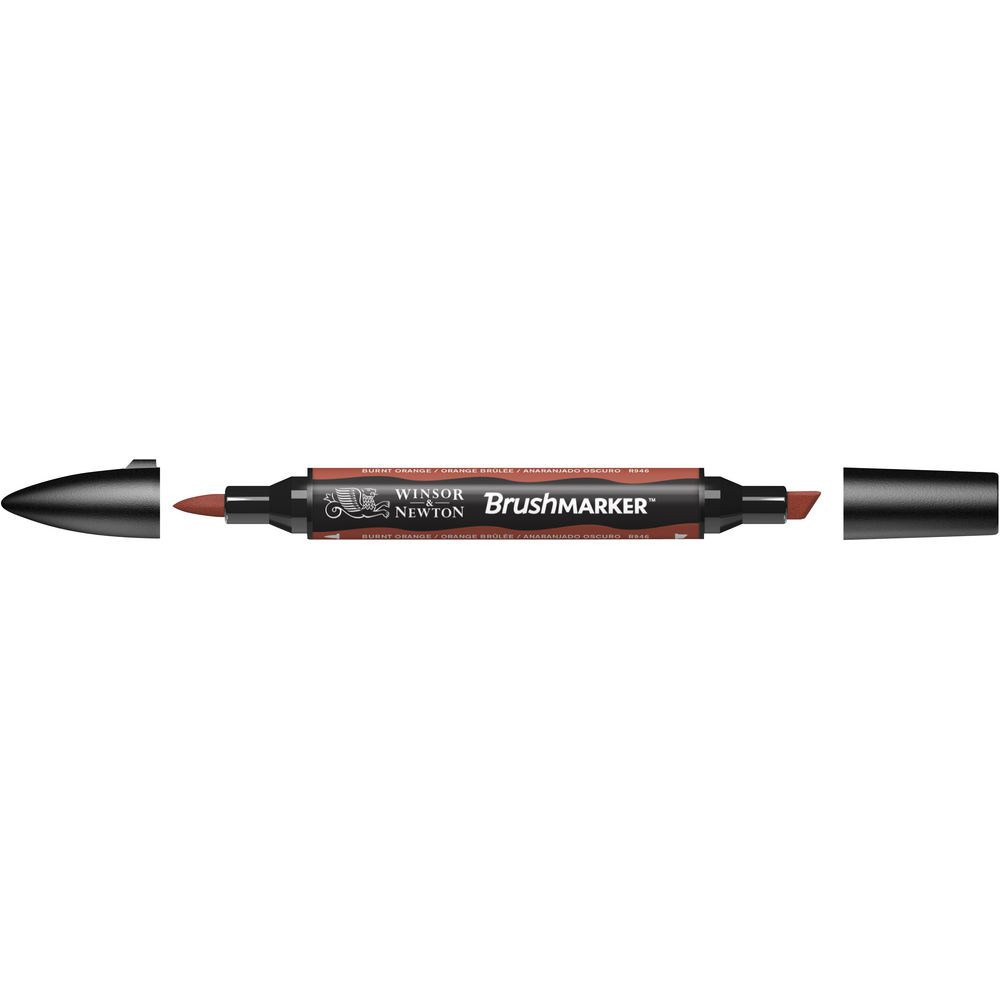 Winsor & Newton Brush Marker Burnt Orange