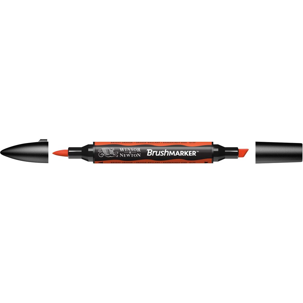 Winsor & Newton Brush Marker Bright Orange