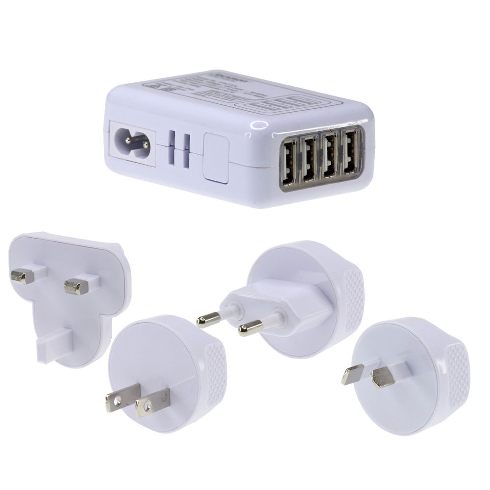 Jackson Outbound Multi Country Travel Adaptor with 4 USB Port