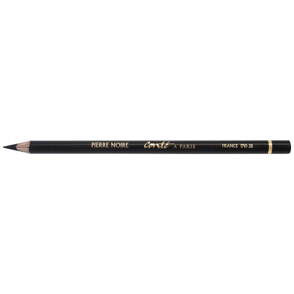Conte Pierre Noire 2B Sketch Pencil Black