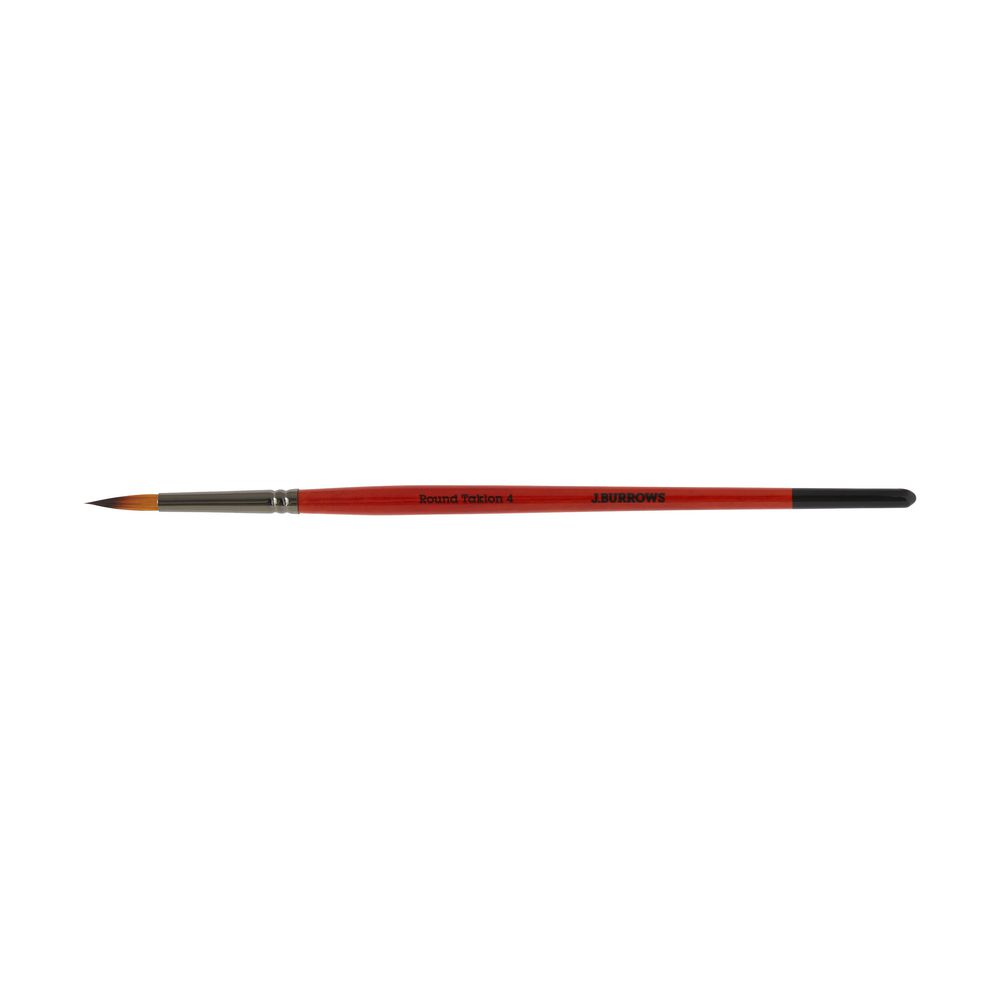 J.Burrows Round Taklon Paintbrush Size 4