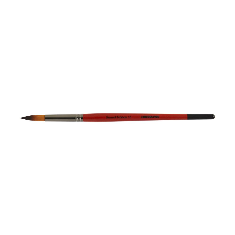 J.Burrows Round Taklon Paintbrush Size 10