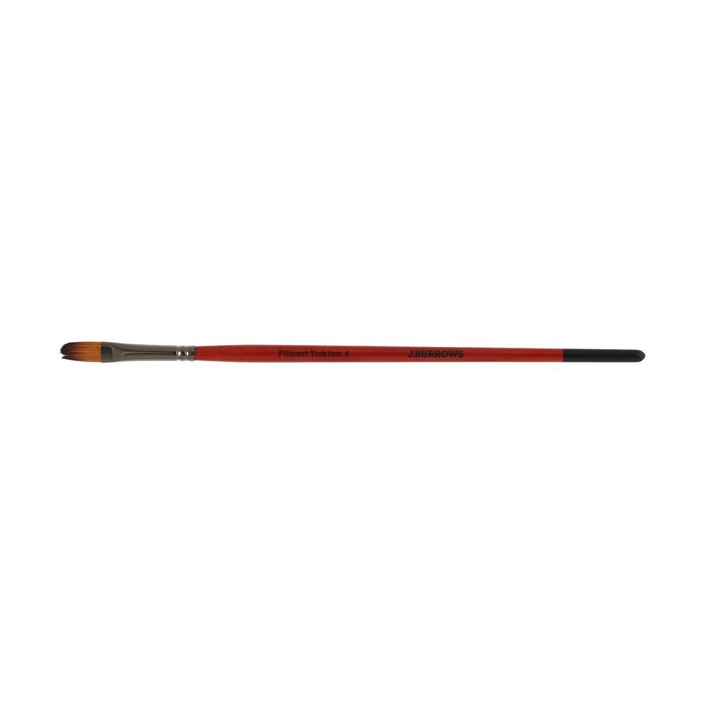 J.Burrows Filbert Taklon Paintbrush Size 4