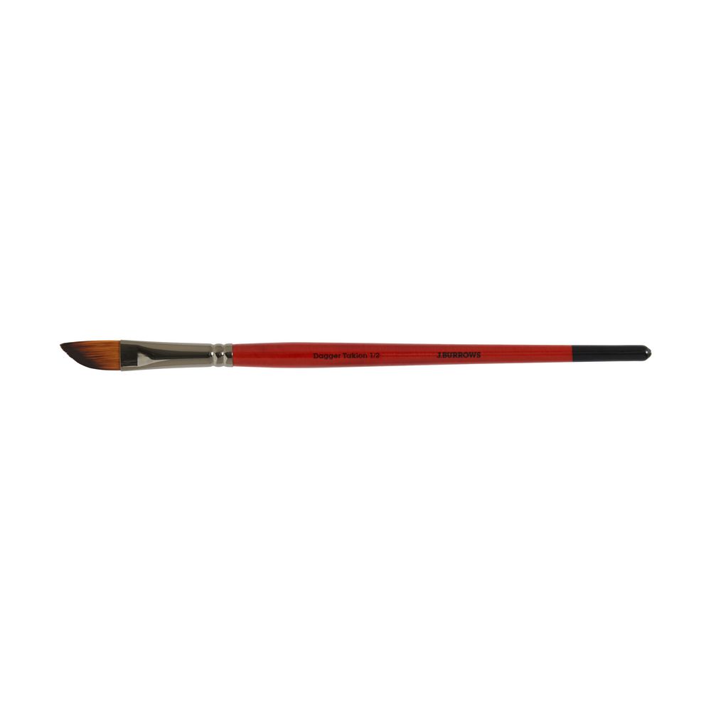 J.Burrows Dagger Taklon Paintbrush Size 1/2