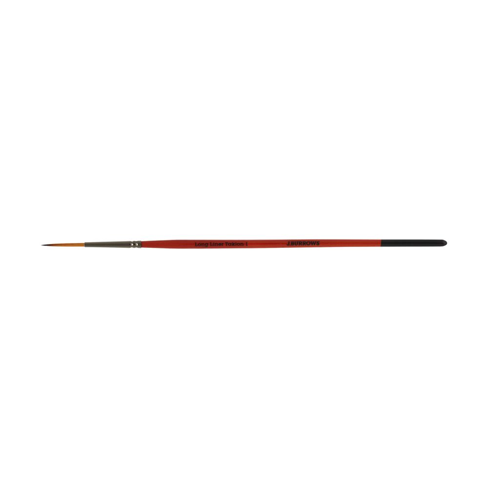 J.Burrows Long Liner Taklon Paintbrush Size 1