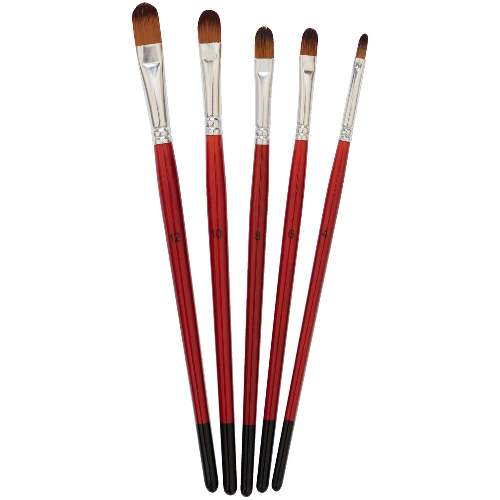 J.Burrows Filbert Taklon Set 5 Pack