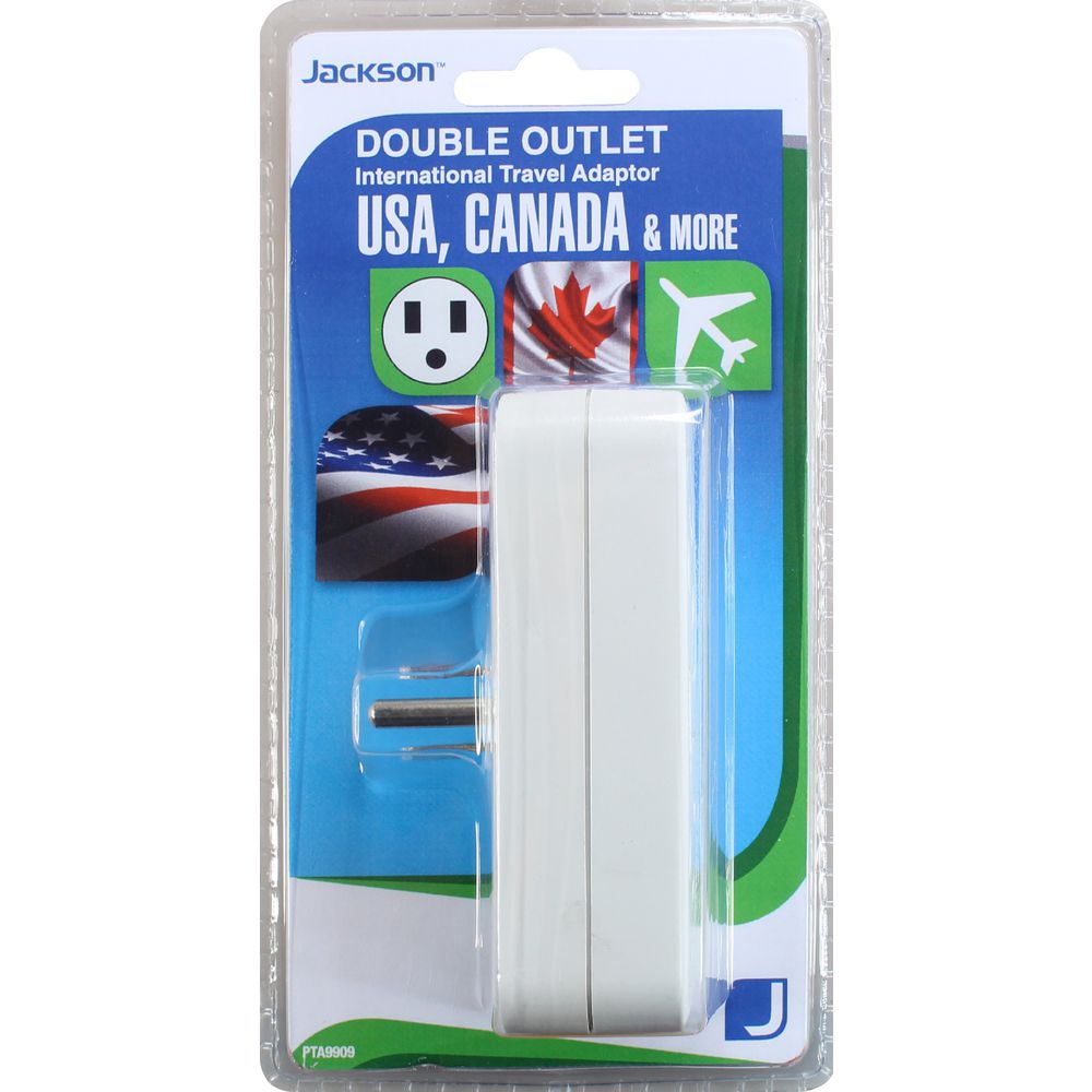 Jackson Outbound Europe Travel Double Adaptor