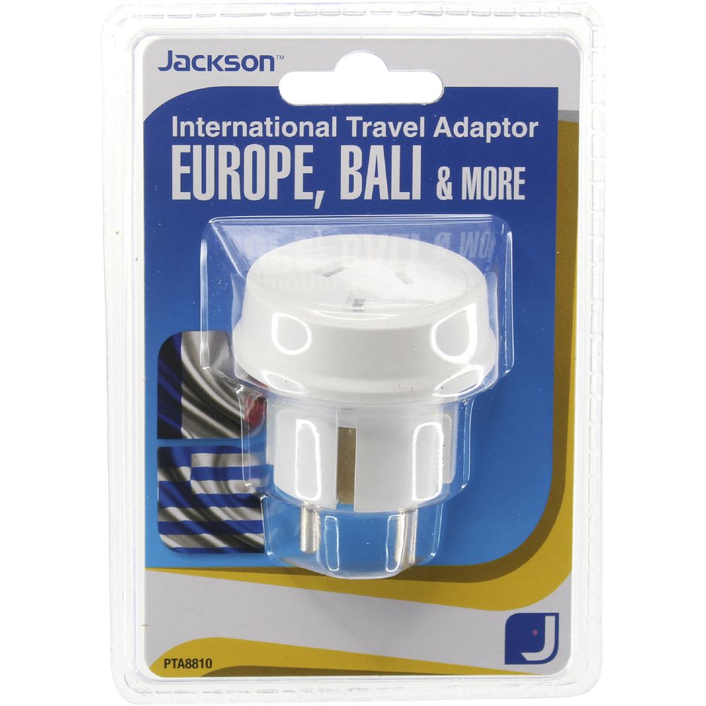 Jackson Outbound Europe Travel Adaptor