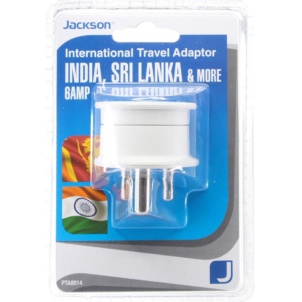 Jackson Outbound India & Sri Lanka Travel Adaptor