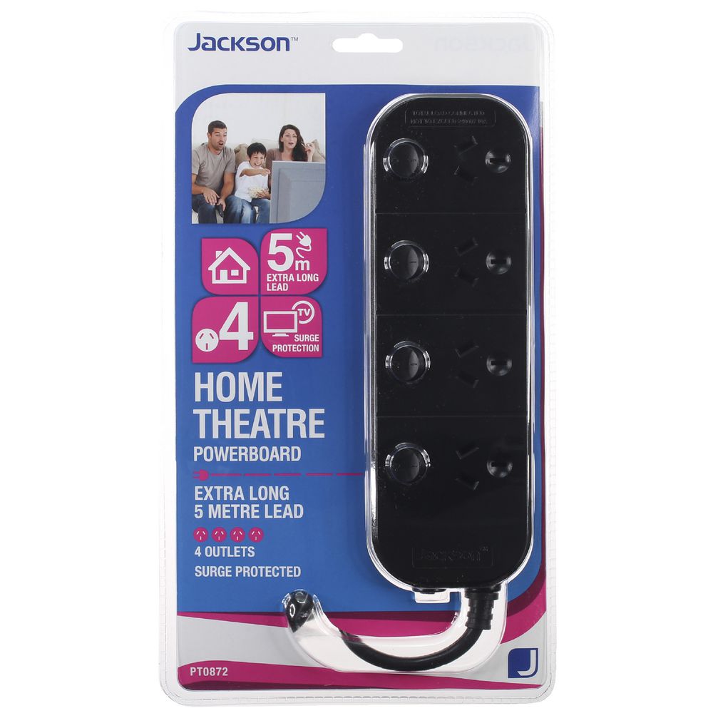 Jackson 4 Outlet Switched Powerboard