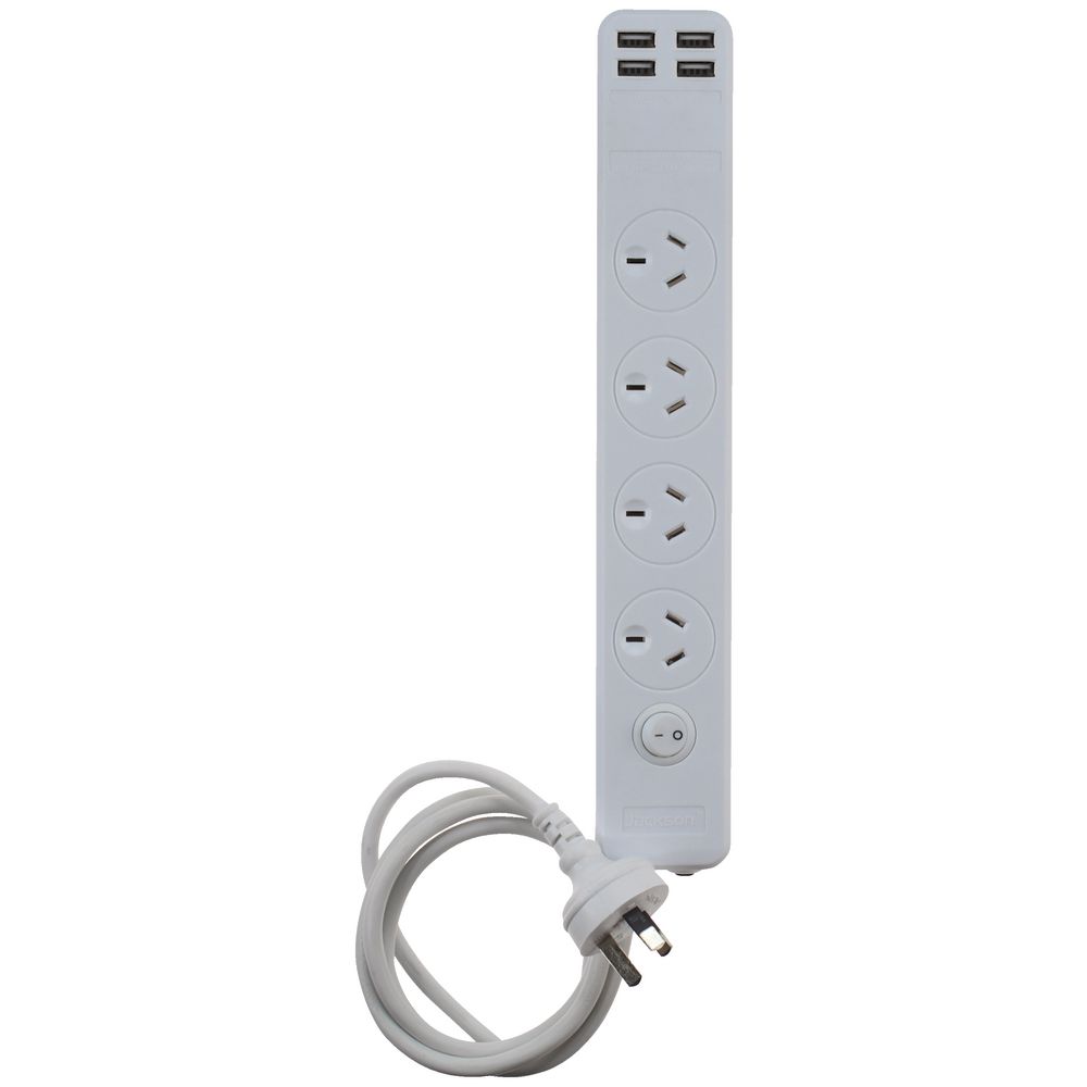 Jackson 4 Outlet 4 USB Powerboard