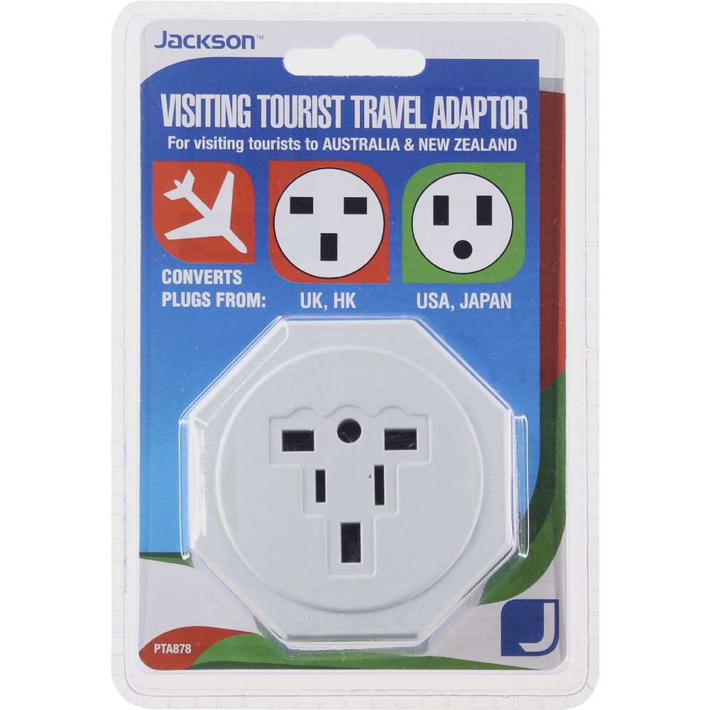 Jackson Visiting Tourist Travel Adaptor UK and USA