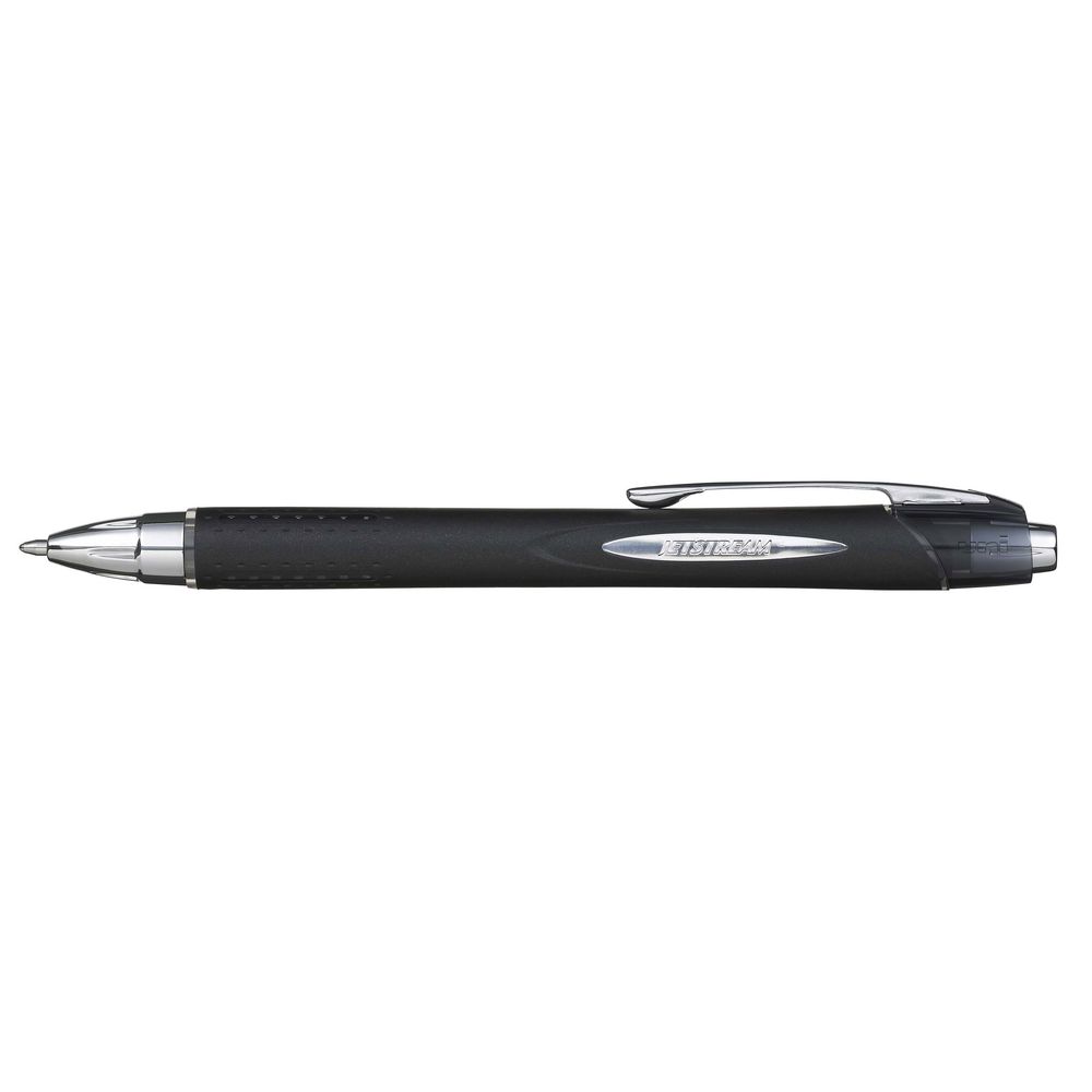 Uni Jetstream Retractable Rollerball Pens Black 4 Pack