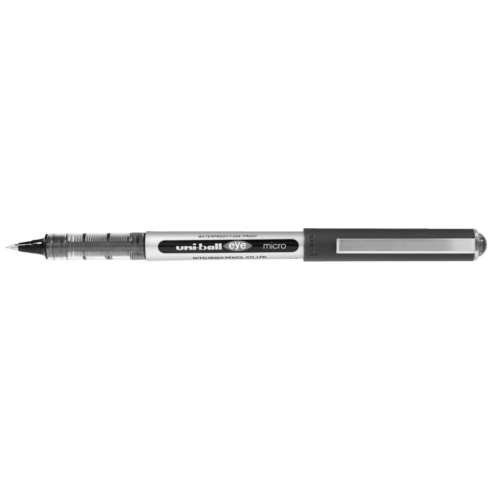 Uni-Ball Eye Micro Rollerball Pens Black 12 Pack