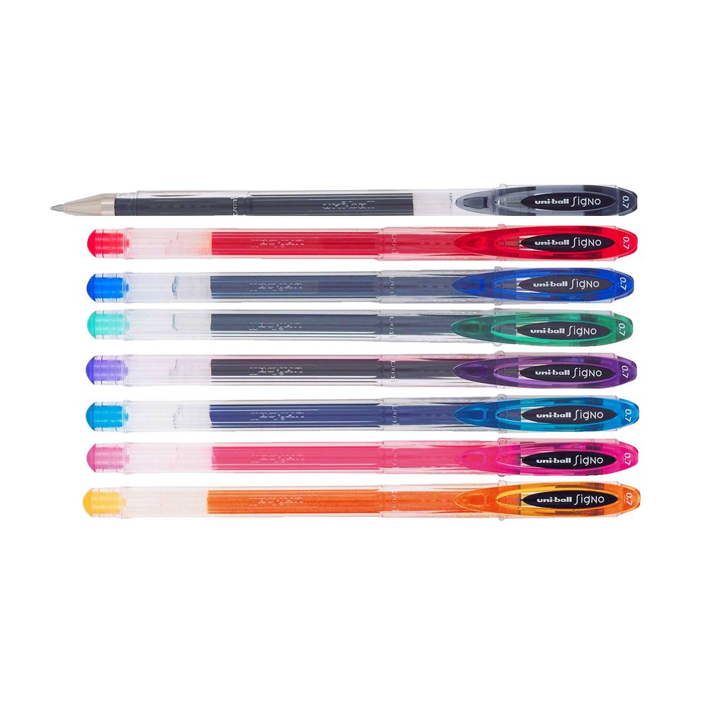 Uni-Ball Signo Fine Gel Pens Assorted 8 Pack