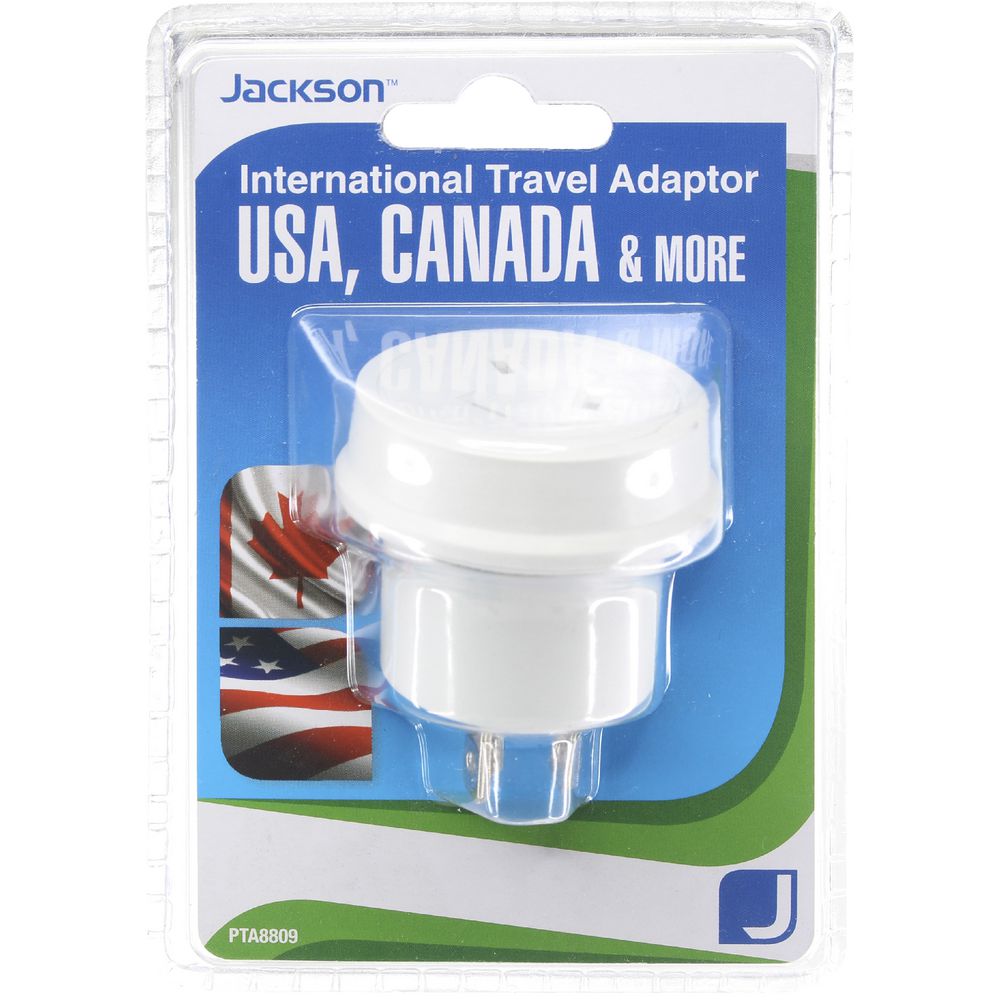 Jackson Outbound USA 3 Pin Travel Adaptor