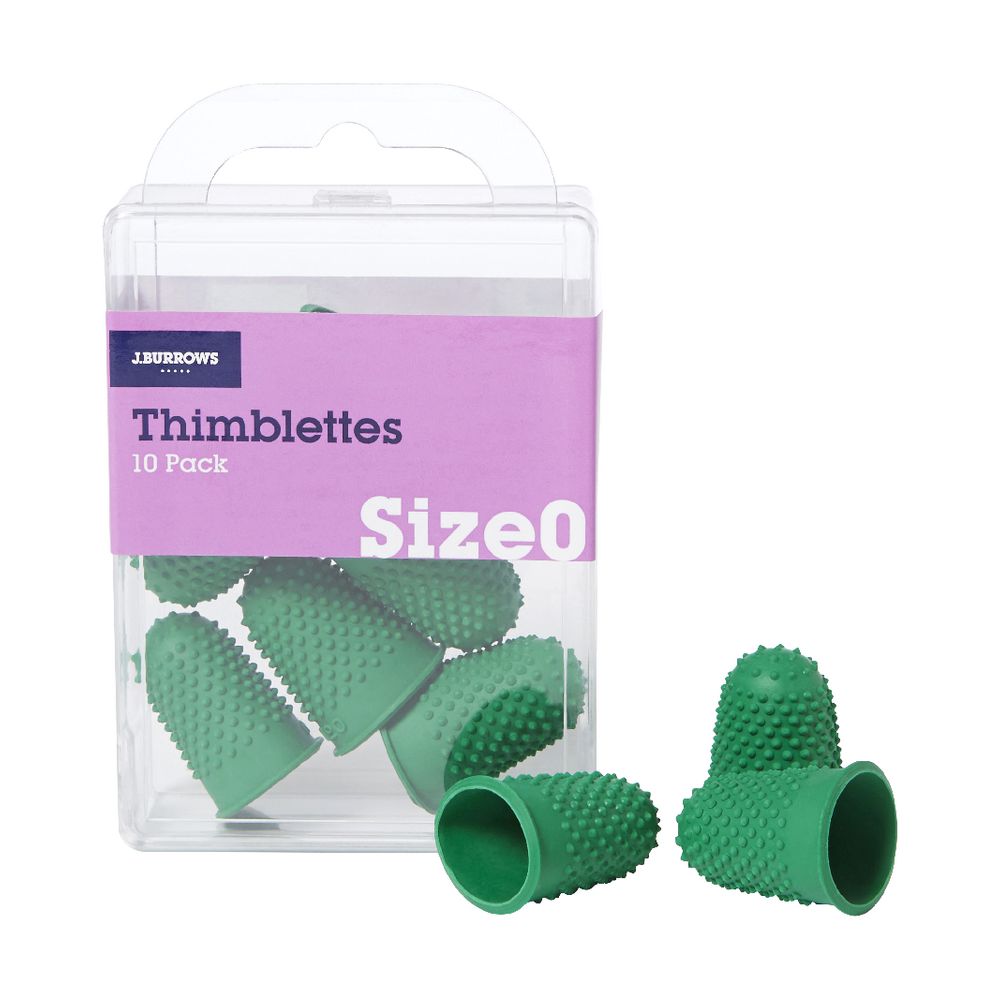 J.Burrows Thimblette Size 0 10 Pack